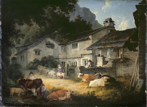 La casa del pittore, Ambleside da Julius Caesar Ibbetson