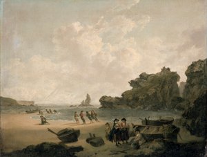 The Stack Rock, 1793-94 da Julius Caesar Ibbetson