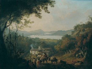Windermere da Troutbeck da Julius Caesar Ibbetson