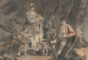 Taglialegna e la Sua Famiglia da Julius Caesar Ibbetson