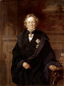 Leopold von Ranke : Ritratto 1868 (olio) da Julius Friedrich Anton Schrader