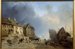 Porto del pallet a Dieppe da Julius Hintz