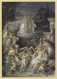Illustrazione per Sogno di una notte di mezza estate da Julius Hoeppner