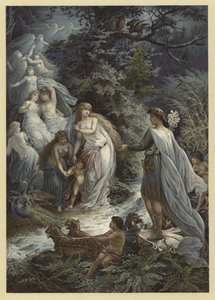 Illustrazione per Sogno di una notte di mezza estate da Julius Hoeppner