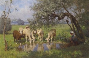La pastorella a riposo