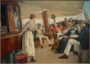 A bordo dello yacht "Namouna" da Julius Leblanc Stewart