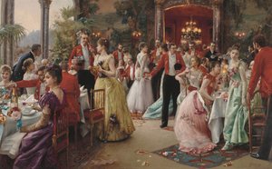 La cena di caccia da Julius Leblanc Stewart