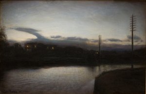 Paesaggio serale da Julius Paulsen