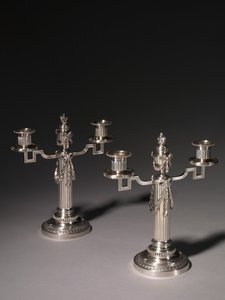 Candelabro, ditta di Peter Carl Fabergé