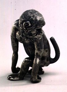 Figura di una scimmia realizzata per Fabergé, c.1896-1908