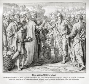 Abramo è benedetto da Melchisedec, Genesi da Julius Schnorr von Carolsfeld