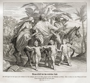 Abramo vede la terra promessa, Genesi