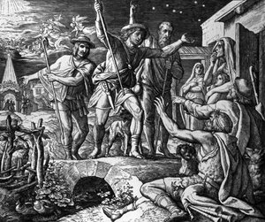 Adorazione dei pastori da Julius Schnorr von Carolsfeld