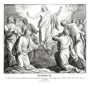 Ascensione di Cristo, Vangelo di Luca da Julius Schnorr von Carolsfeld