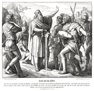 Davide e i tre uomini valorosi, 2 Samuele da Julius Schnorr von Carolsfeld
