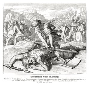 Davide sconfigge Golia da Julius Schnorr von Carolsfeld