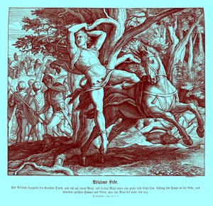 Morte di Assalonne, 2 Samuele da Julius Schnorr von Carolsfeld