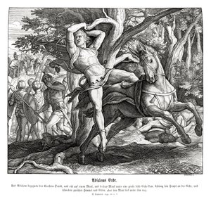 La morte di Assalonne, 2 Samuele da Julius Schnorr von Carolsfeld