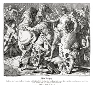 Caduta di Acab da Julius Schnorr von Carolsfeld