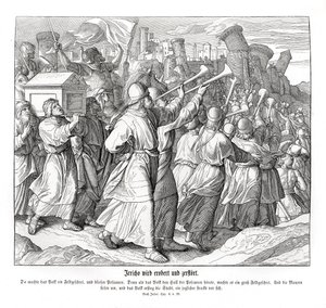 La caduta di Gerico, Giosuè da Julius Schnorr von Carolsfeld