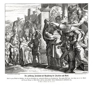 Caduta di Gerusalemme, 2 Re da Julius Schnorr von Carolsfeld
