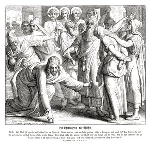 Gesù e la donna adultera, Vangelo di Giovanni