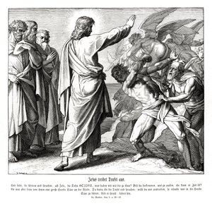 Gesù scaccia i demoni, Vangelo di Matteo