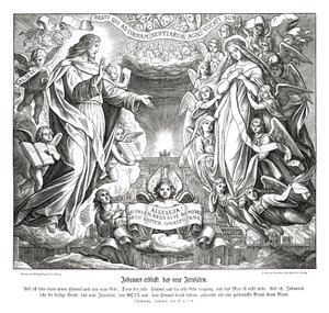Visione di Giovanni della nuova Gerusalemme, Apocalisse da Julius Schnorr von Carolsfeld