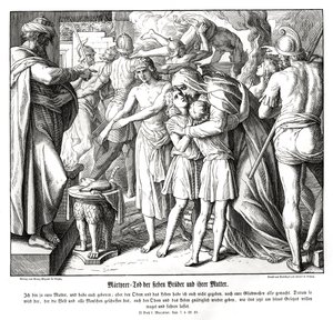 Martirio dei sette fratelli, 2 Maccabei da Julius Schnorr von Carolsfeld