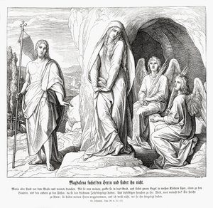 Maria Maddalena alla tomba di Gesù, Vangelo di Giovanni
