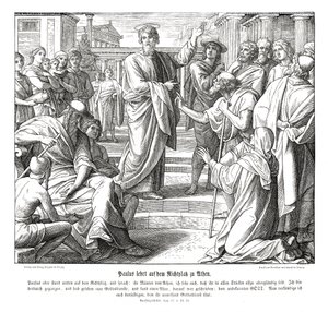 Paolo predica ad Atene, Atti degli Apostoli