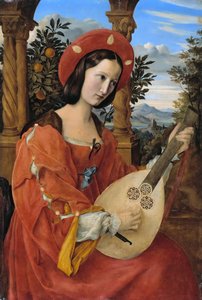 Ritratto di Clara Bianca von Quandt, 1820 da Julius Schnorr von Carolsfeld