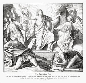 La resurrezione di Gesù, Vangelo di Matteo