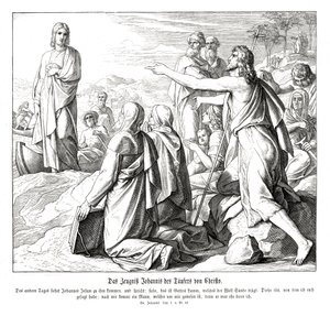 Testimonianza di Giovanni Battista, Vangelo di Giovanni