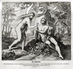 La caduta, Genesi da Julius Schnorr von Carolsfeld