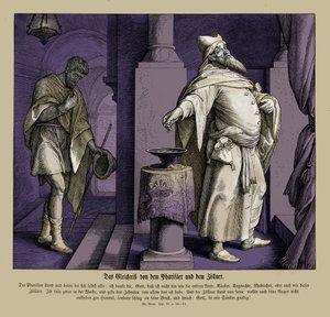 Il fariseo e il pubblicano, Vangelo di Luca
