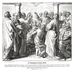 Gli apostoli sono riempiti dallo Spirito Santo, Atti