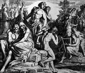 Gli angeli peccatori da Julius Schnorr von Carolsfeld