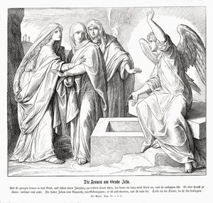 Le donne al sepolcro di Gesù, Vangelo di Marco