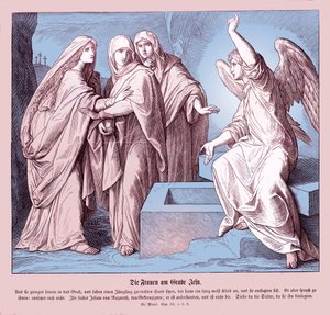 Le donne al sepolcro di Gesù, Vangelo di Marco