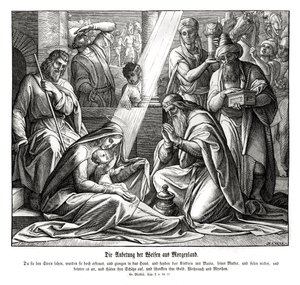 I Magi, Vangelo di Matteo da Julius Schnorr von Carolsfeld