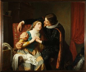 Egmont e Klärchen da Julius von Blaas