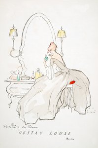 Pubblicità per "Gustav Lohse, Berlino, da Styl, pub 1922