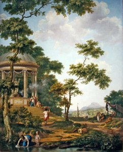 Paesaggio arcadico con un tempio da Jurriaan Andriessen