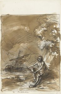 La Rivoluzione, decorazione sulla Piazza del Re, 1795 da Jurriaan Andriessen