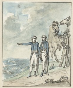 I generali Napoleone e Berthier da Jurriaan Andriessen
