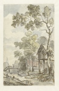 Progetto per un dipinto murale con paesaggio olandese da Jurriaan Andriessen