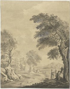 Paesaggio con strada