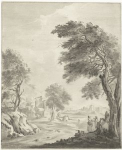 Paesaggio con strada