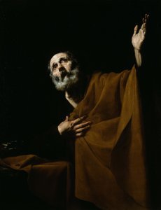San Pietro penitente da Jusepe de (1591 1652) Ribera